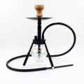 Guangzhou woyu colorful glass bottle hooka hookah lounge furniture mini aluminum shisha